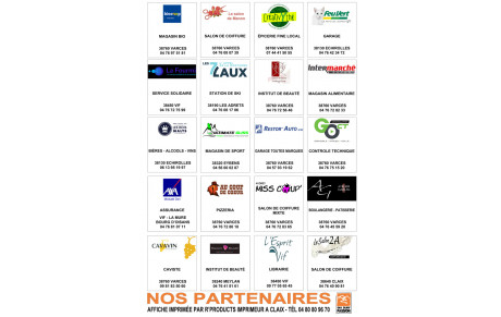 Merci a tous nos partenaires